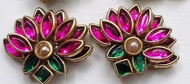 Lotus Pink Jhumka