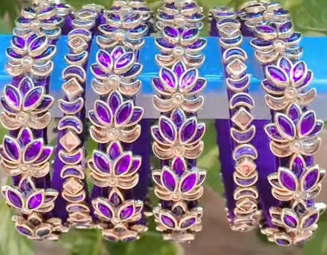 Purple Lotus Meenakari