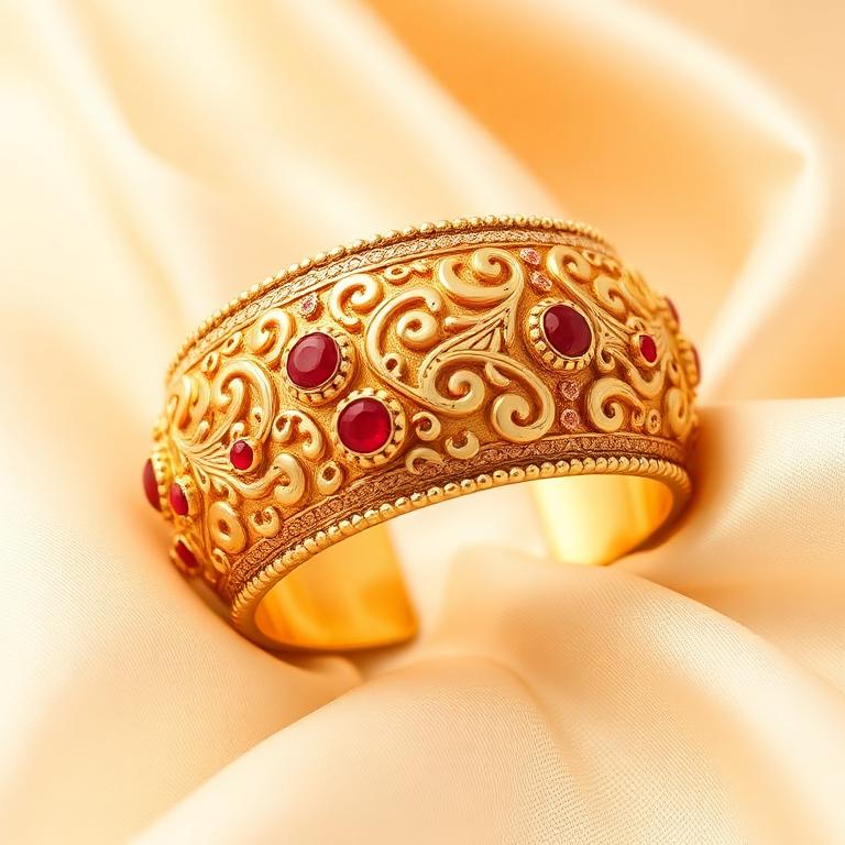 Ruby Gold Kada