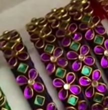 Purple Antique Pair