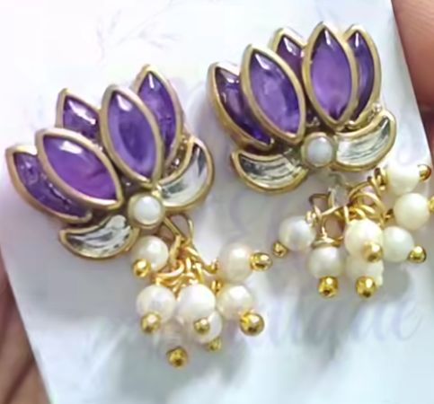 Pink Floral Pearls